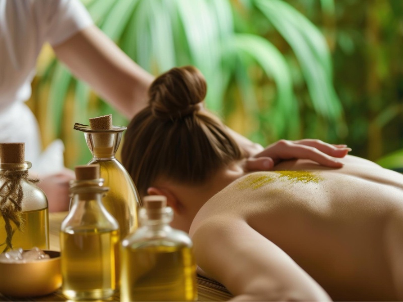 45Mn Massage Décontractant Dos ( Aromathérapie )