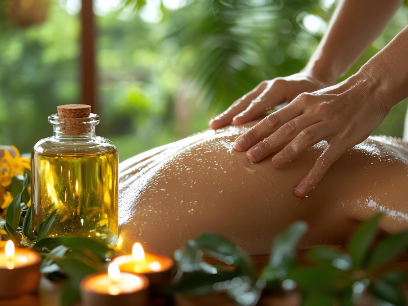 60Mn Massage aux Huiles Chaudes